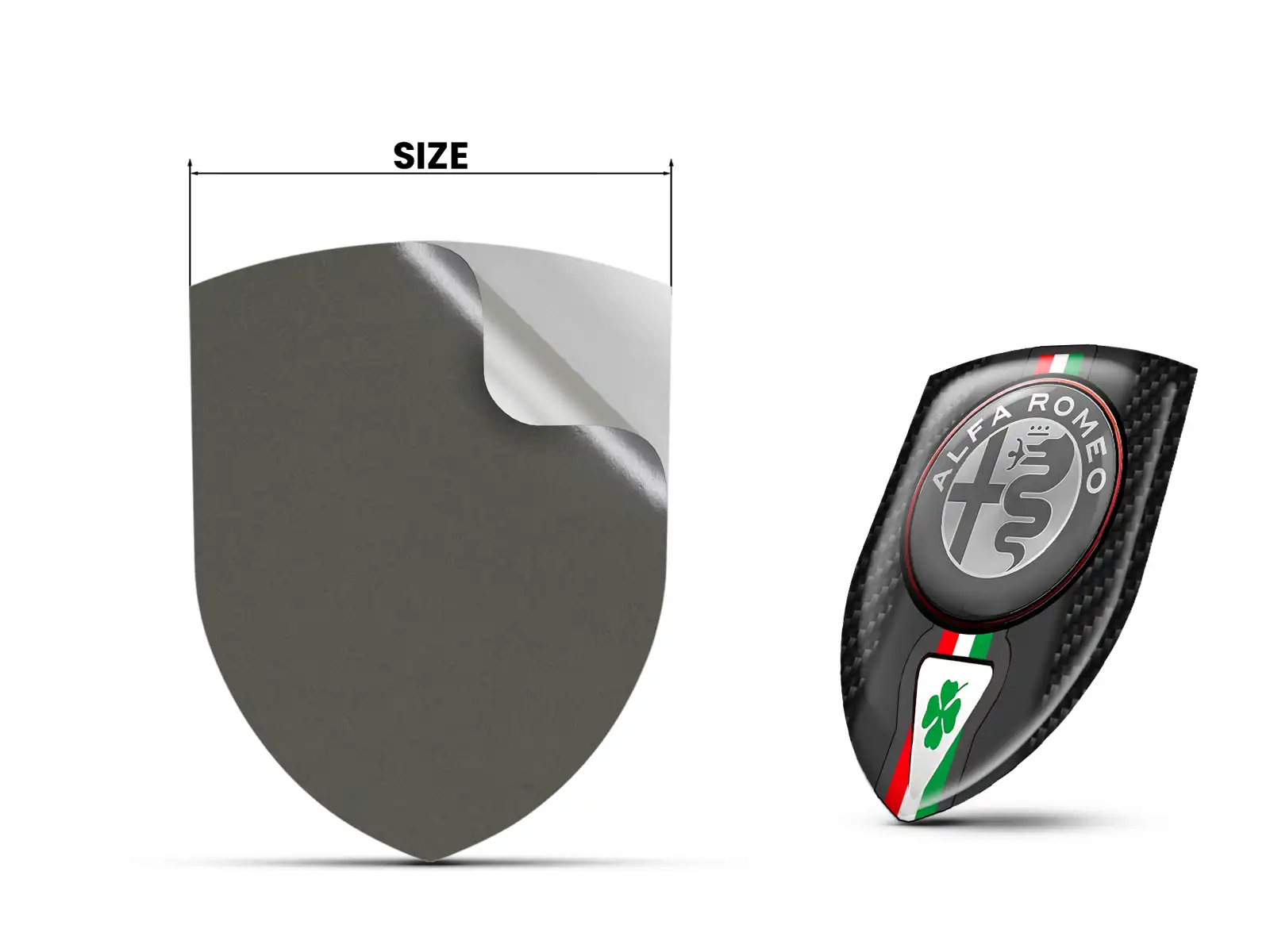 Alfa Romeo Vinilos Ventana Coche Deporte Personalizable Resistente